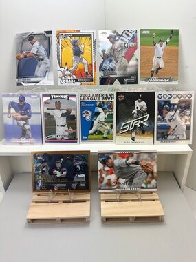 Alex Rodriguez lot of 11 (Mariners, Rangers, Yankees)